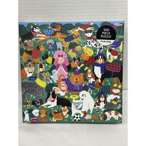 Puzzles-Mudpuppy Doggone Days Jigsaw Puzzle (500 Pieces) Artist Rebecca Jones